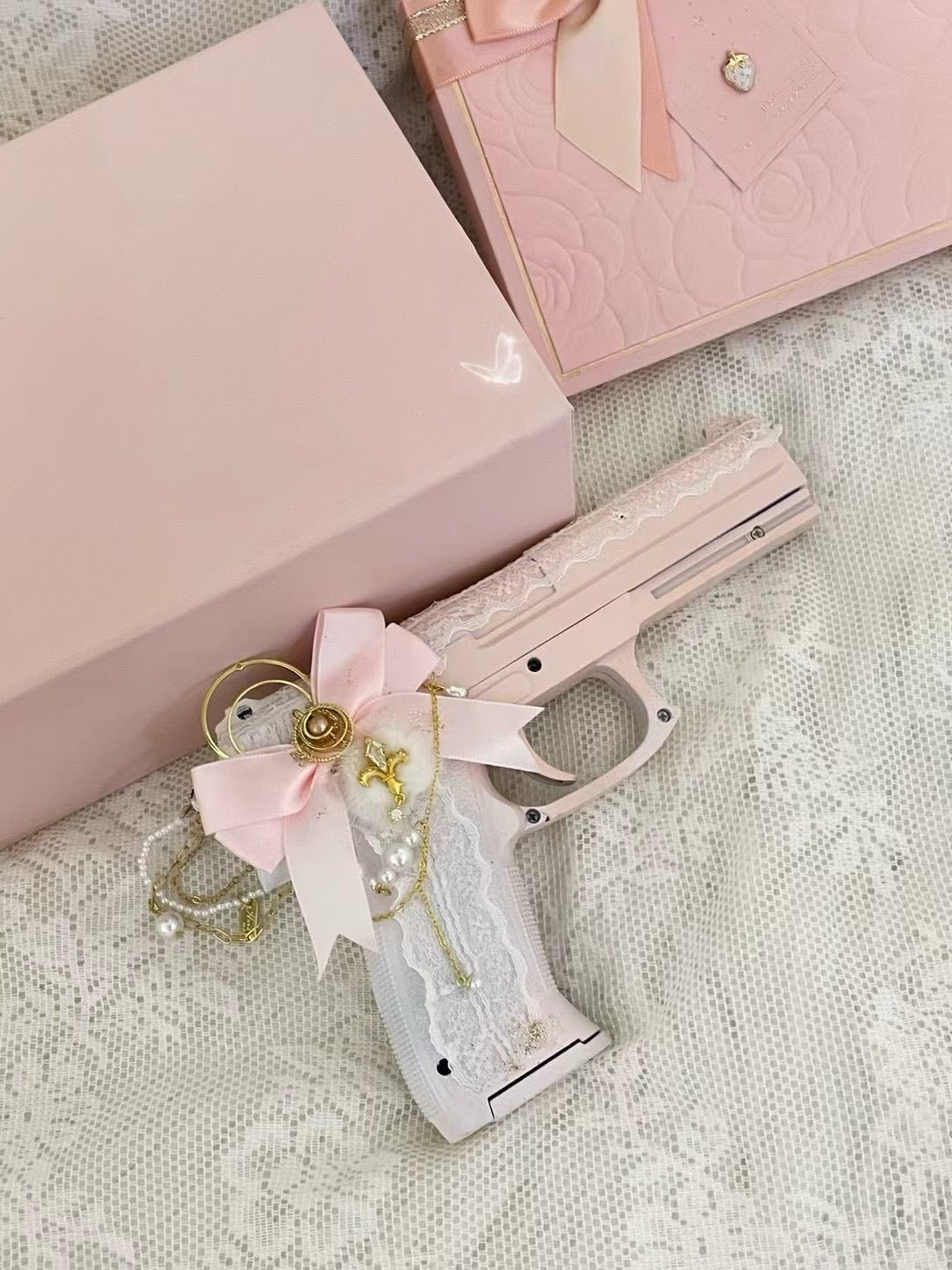 Handmade Gun—Pink Memories💝