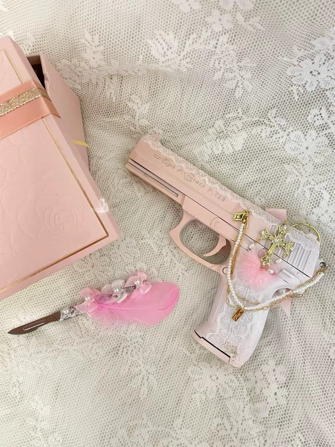 Handmade Gun—Pink Memories💝