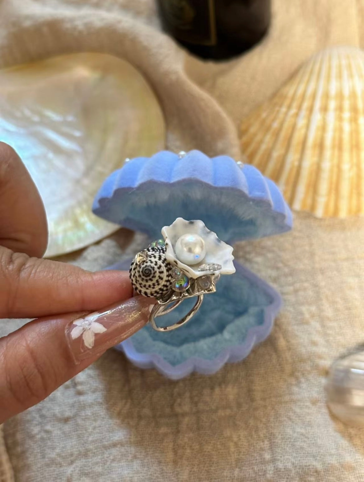 Handmade Conch Ring