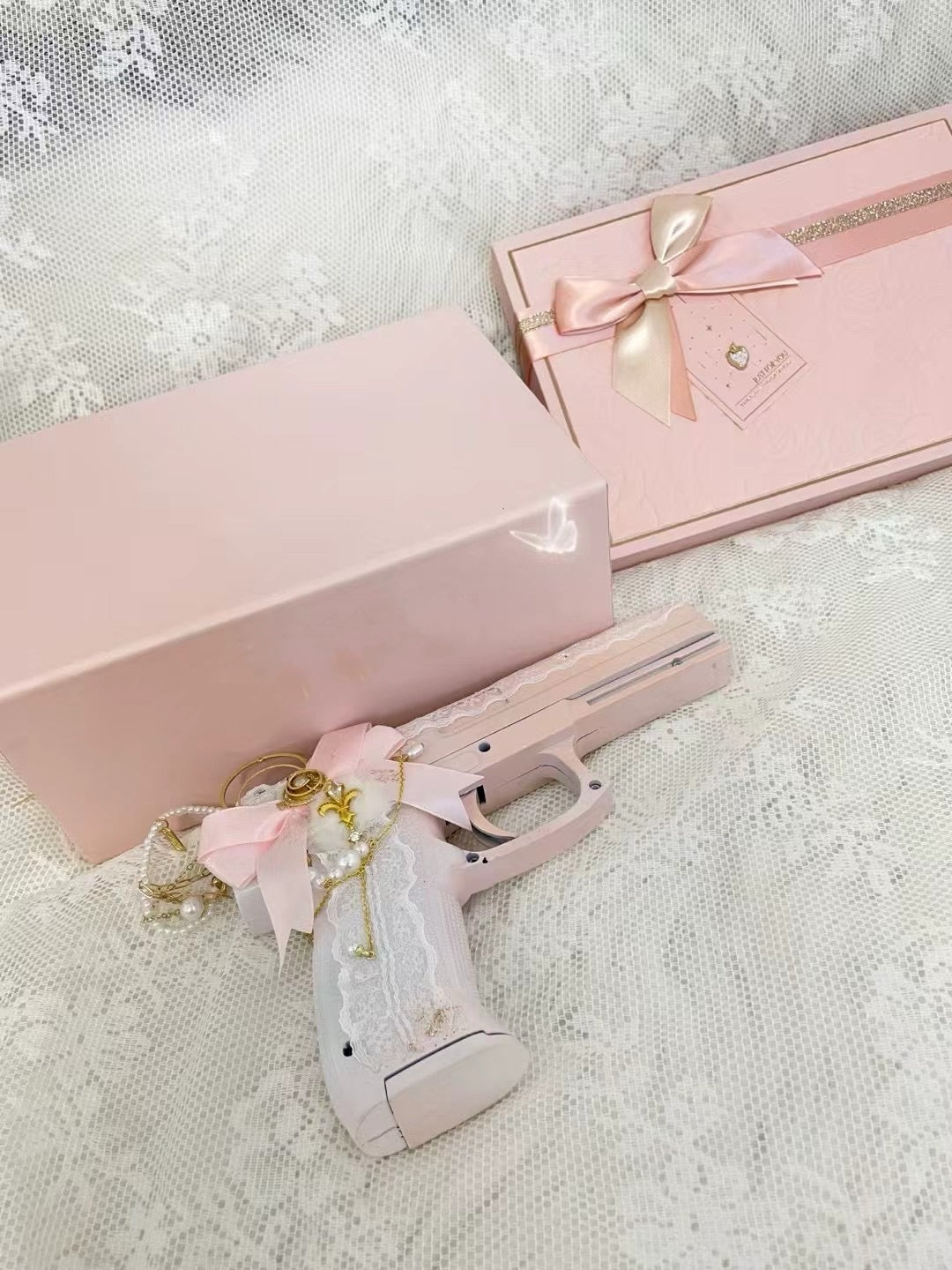 Handmade Gun—Pink Memories💝