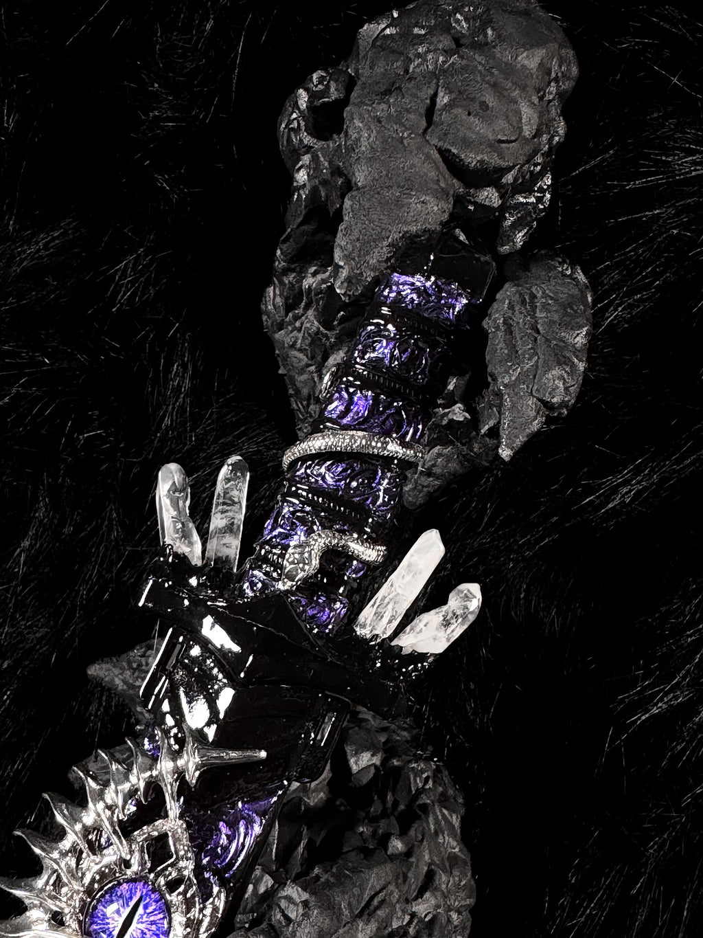 Handmade dagger - Amethyst Ophidian 🔮