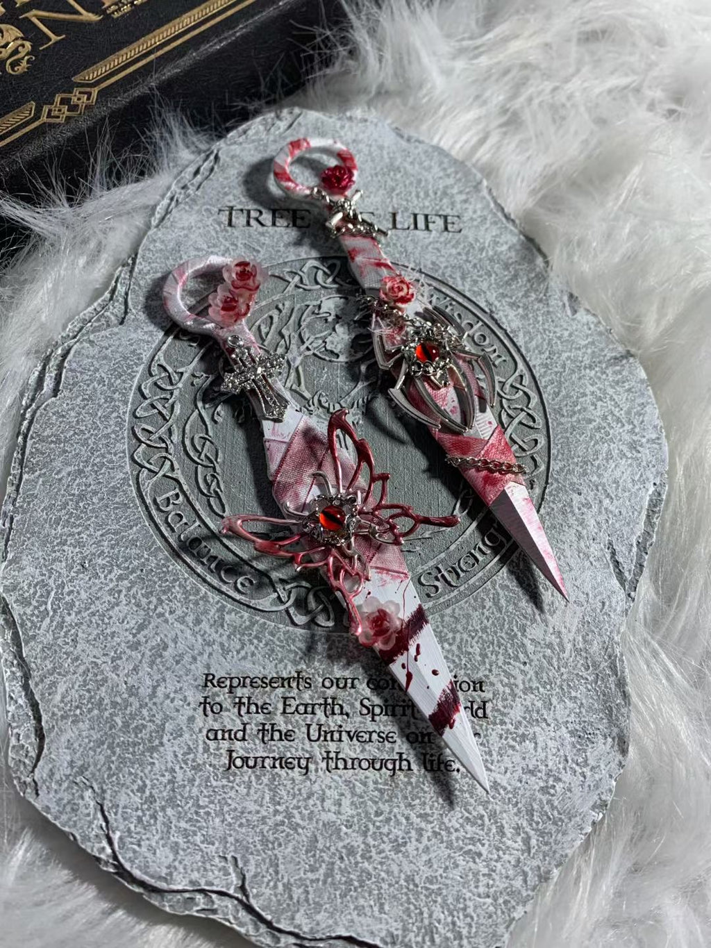 Handmade kunai - Blood Series🩸