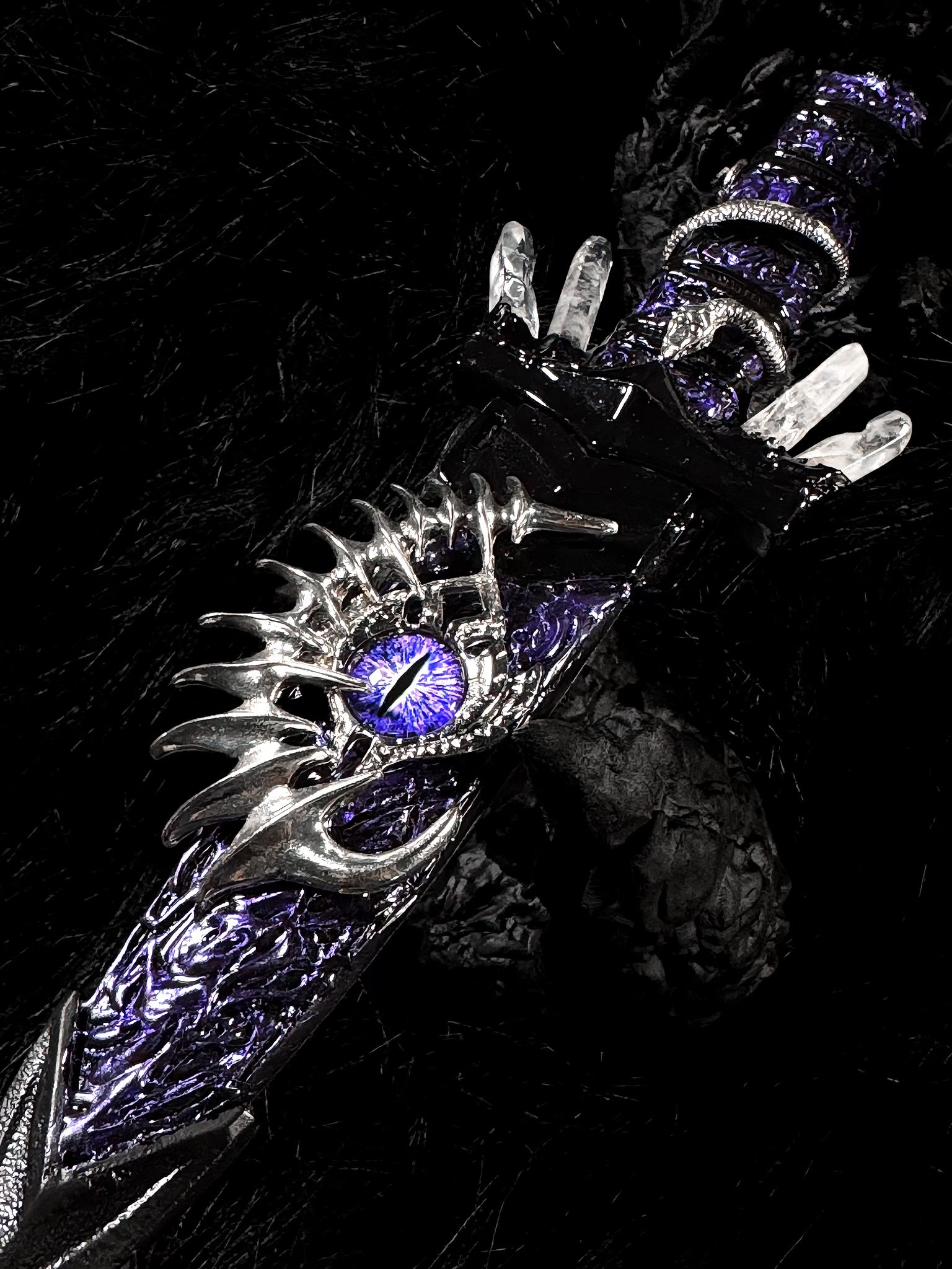 Handmade dagger - Amethyst Ophidian 🔮
