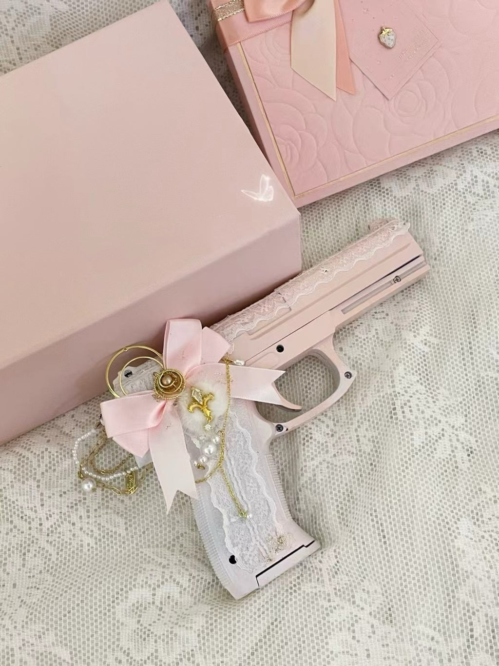Handmade Gun—Pink Memories💝