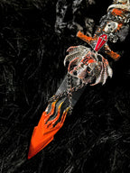 Handmade dagger - Fiery Skeleton🔥💀