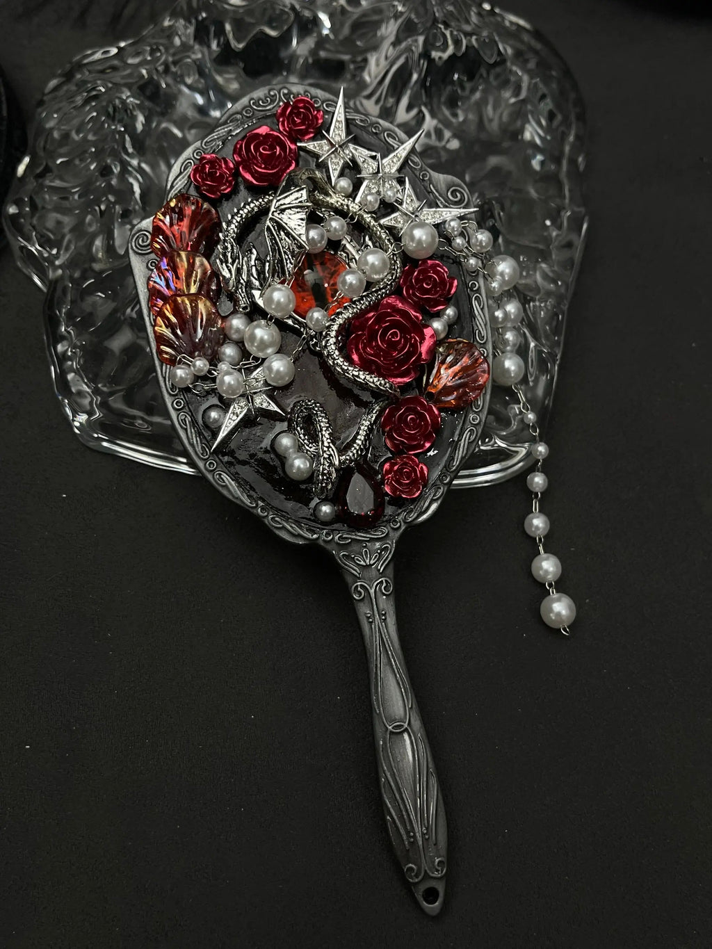 Handmade Mirror - Angel & Demon