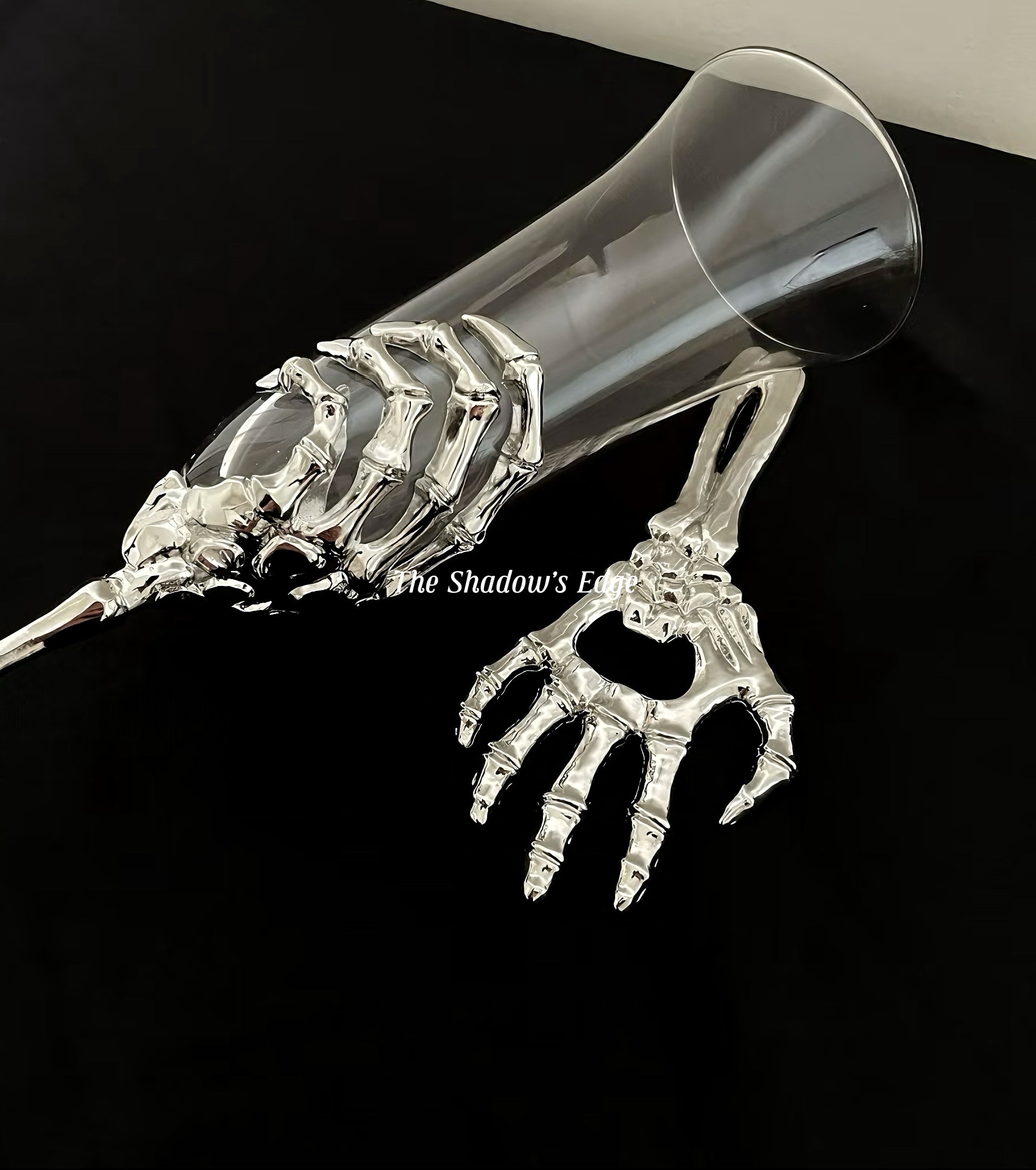 Ghost Hand 💀- Champagne Glasses