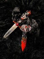 Handmade dagger - Fiery Skeleton🔥💀