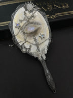 Handmade Mirror - Celestial & Crimson