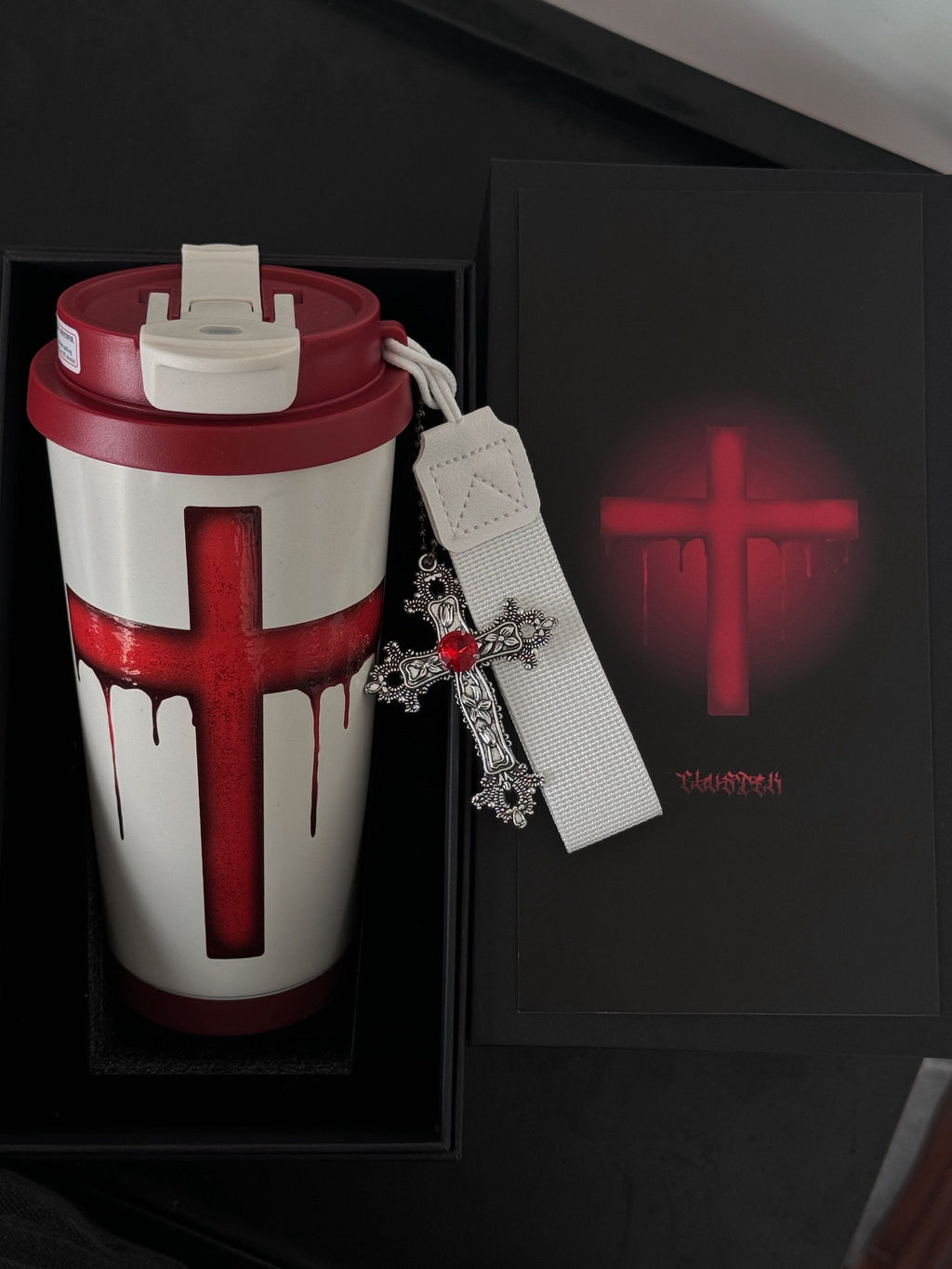 Handmade Blood Cross Mug 🩸