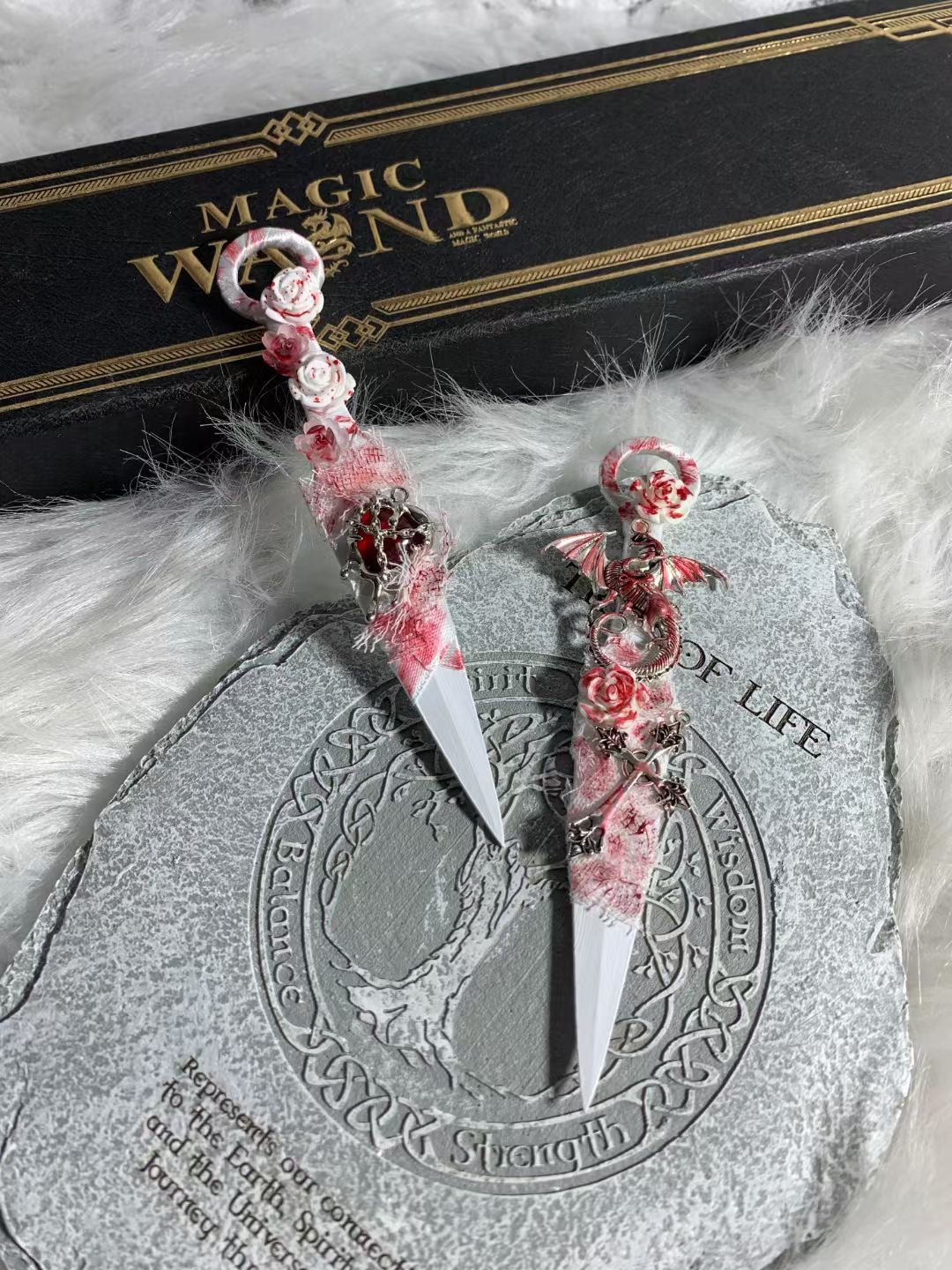 Handmade kunai - Blood Series🩸