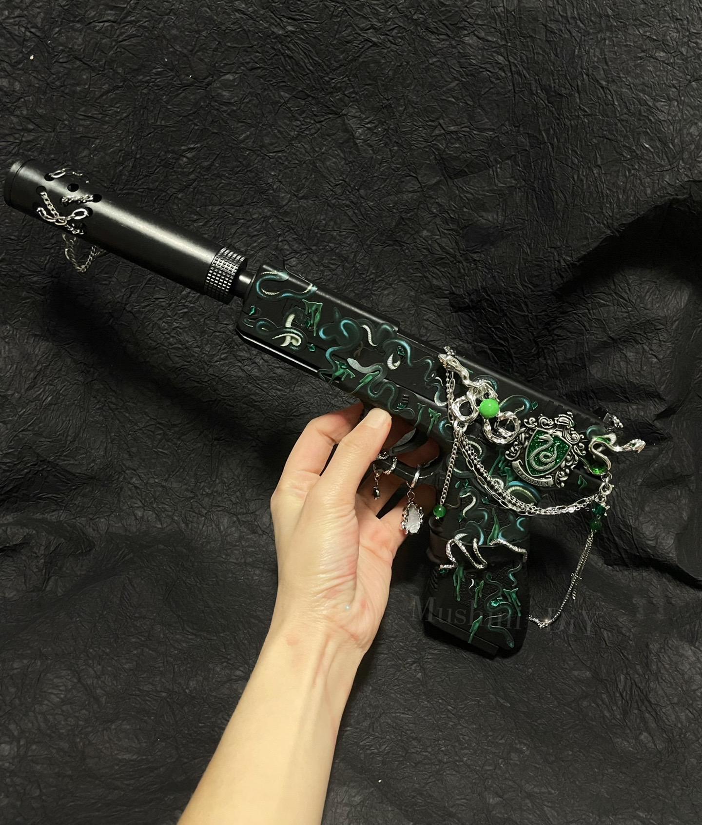 Handmade Gun—Slytherin (Harry Potter)🐍