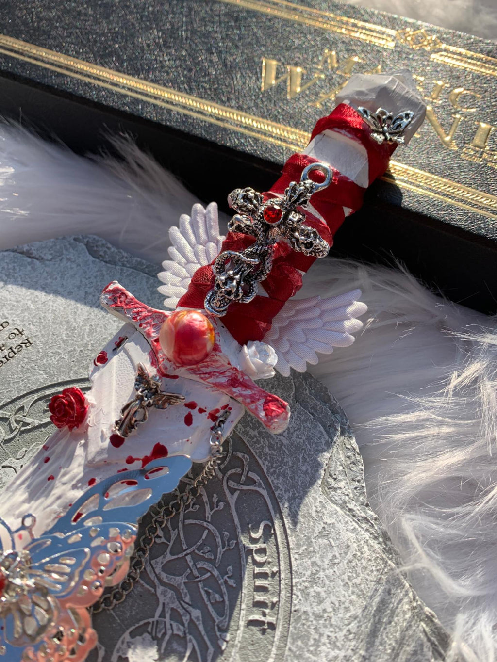 Handmade dagger-Blood and Angels🩸 （In-Stock）