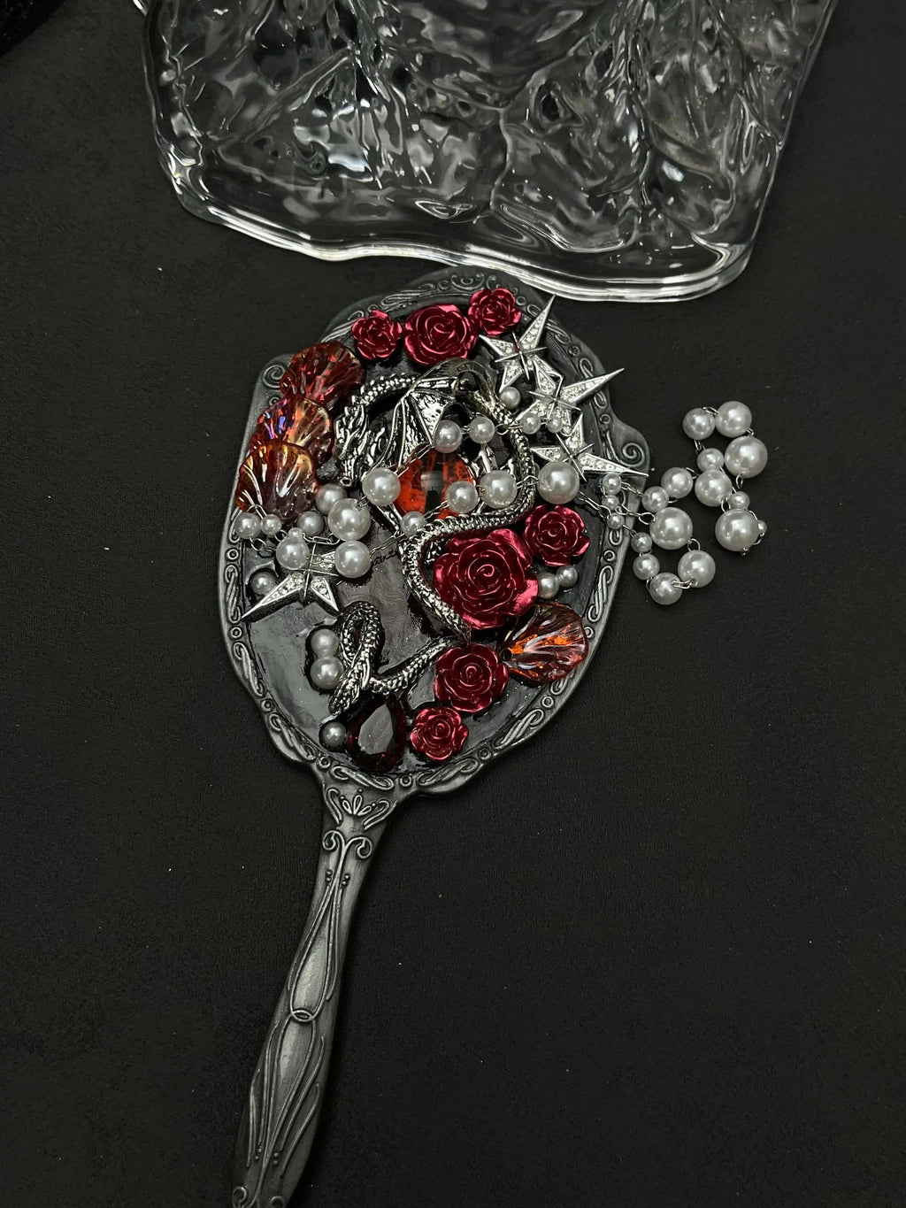 Handmade Mirror - Angel & Demon