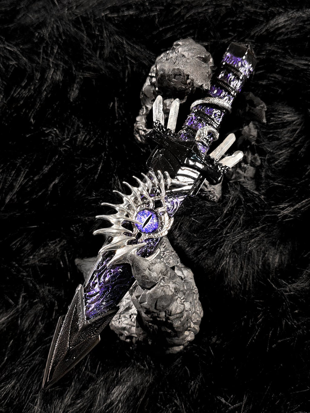 Handmade dagger - Amethyst Ophidian 🔮