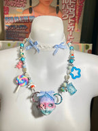 Handmade Dreamy Sweet Doll Head Necklace