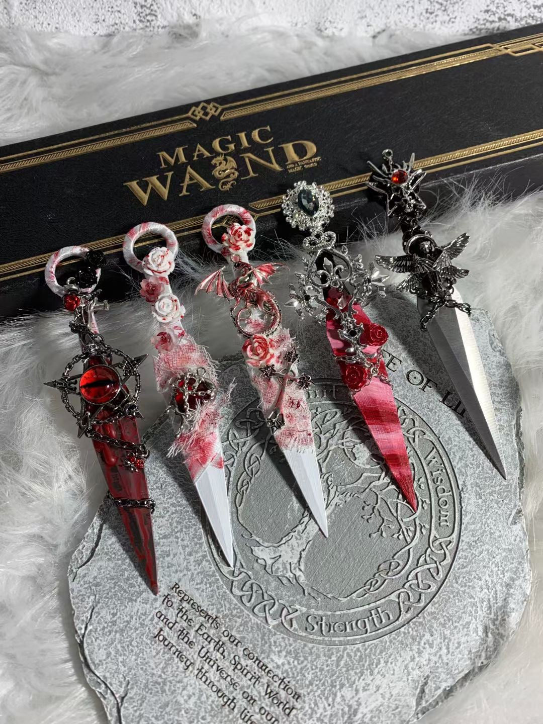 Handmade kunai - Blood Series🩸