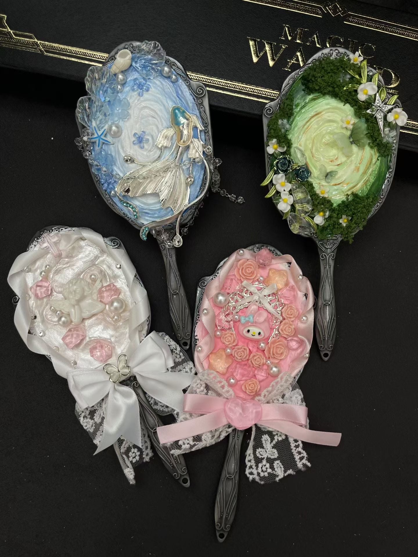 Handmade Mirror - Enchanted Garden