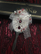 Handmade Mirror - Celestial & Crimson