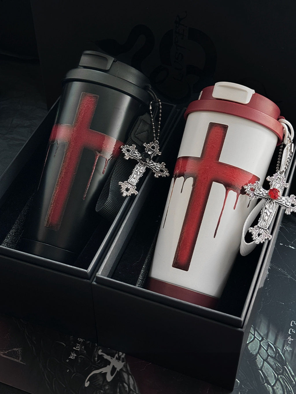 Handmade Blood Cross Mug 🩸