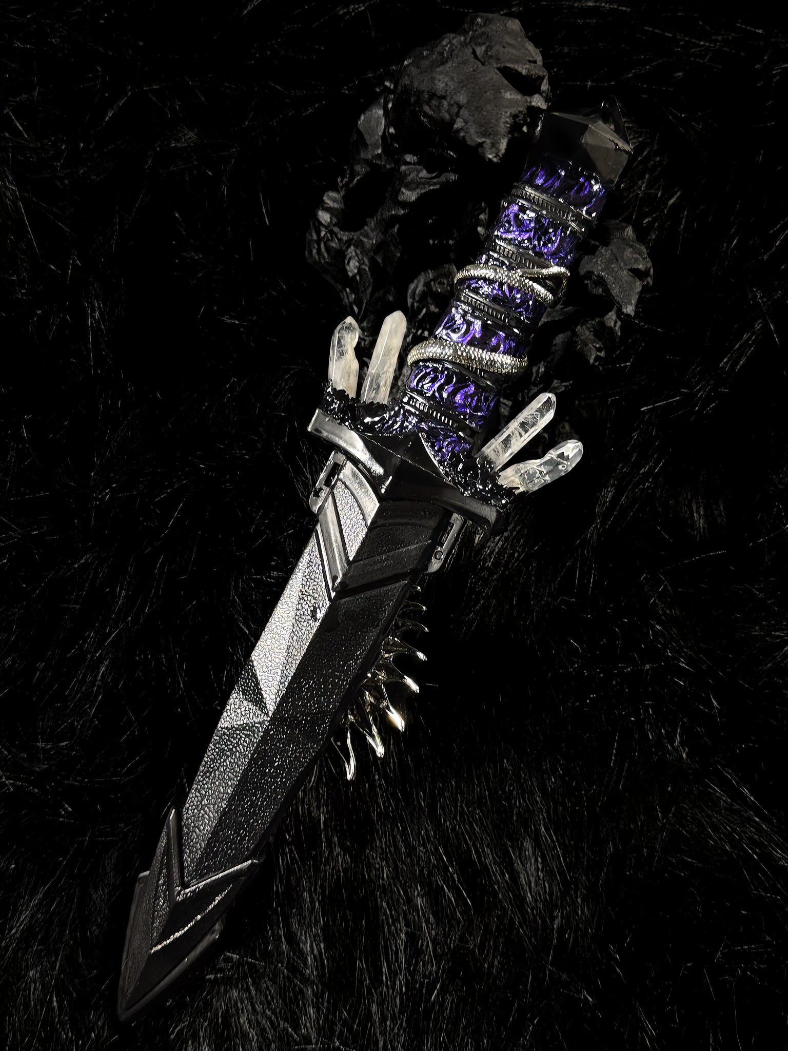 Handmade dagger - Amethyst Ophidian 🔮