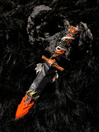 Handmade dagger - Fiery Skeleton🔥💀