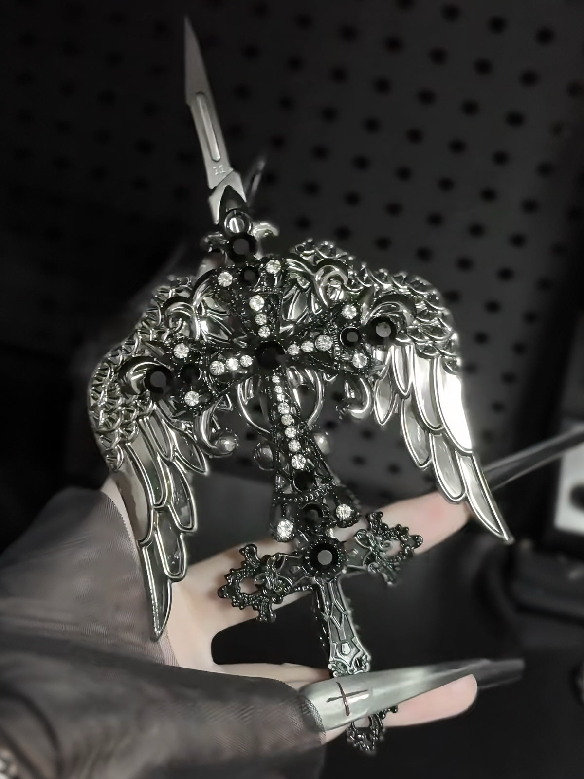 Raven Cross Wings Art Tool 🐦‍⬛