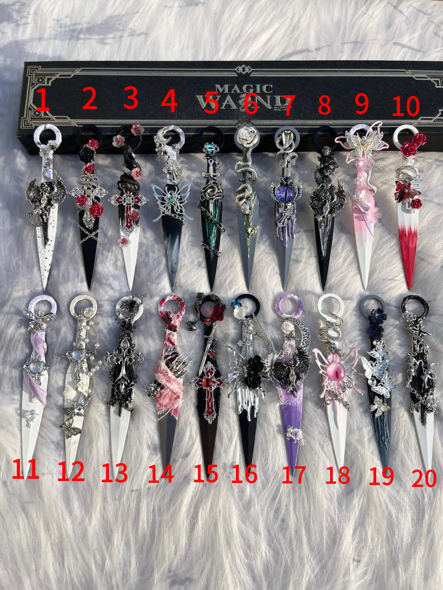 Handmade Kunai - Flower of Hell