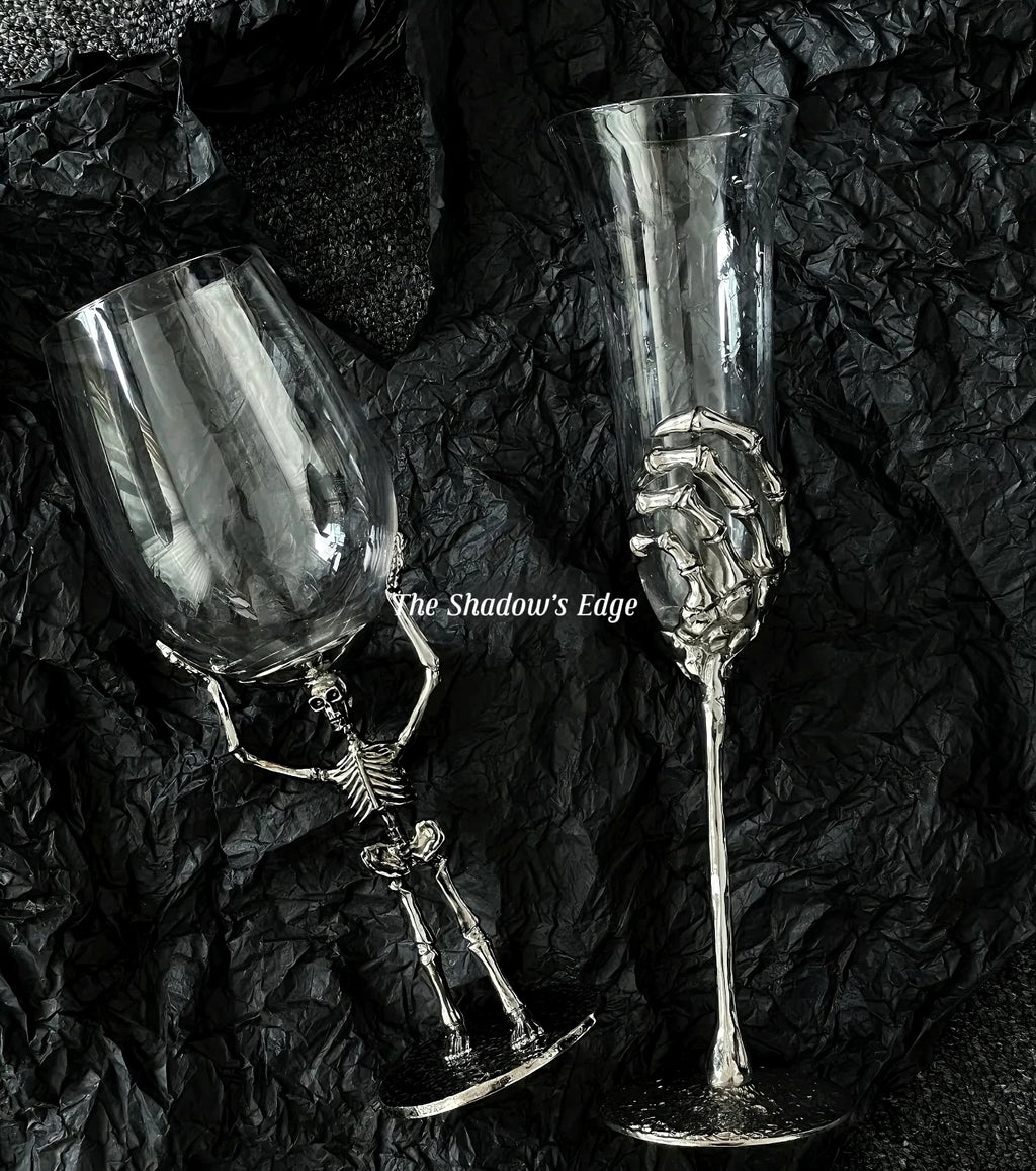 Ghost Hand 💀- Champagne Glasses