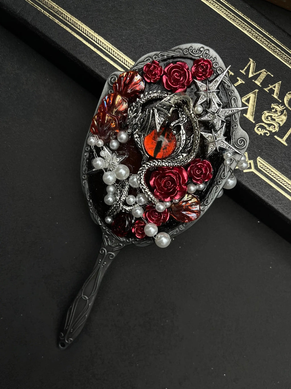 Handmade Mirror - Angel & Demon