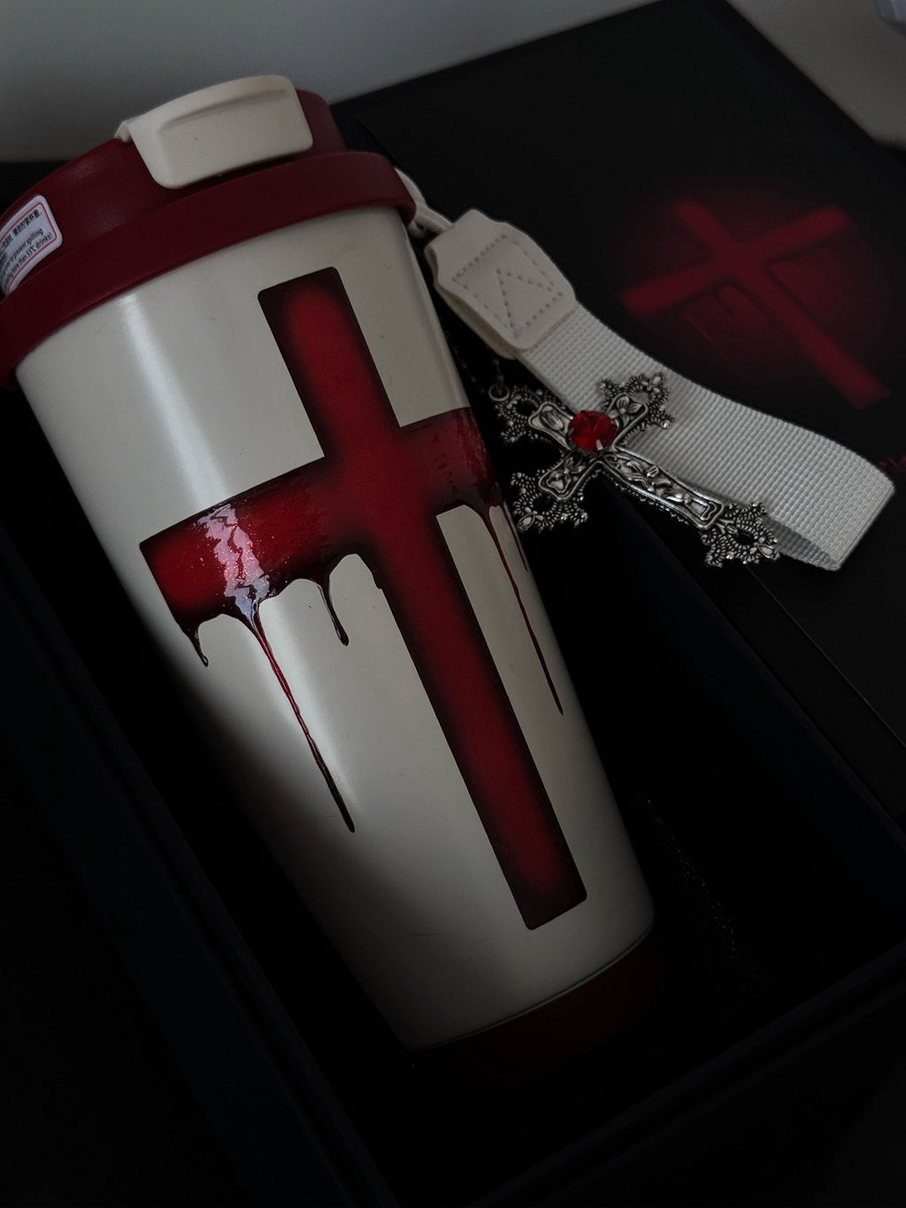 Handmade Blood Cross Mug 🩸