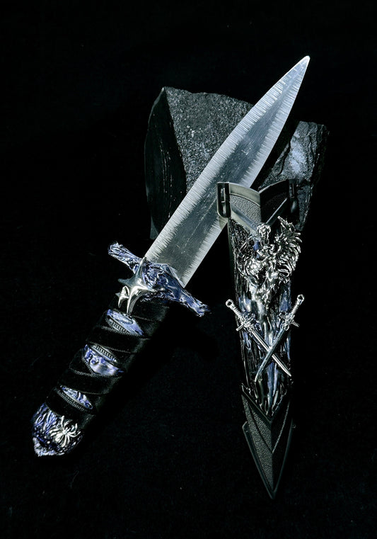 Handmade dagger-Purple Winged Angel 🦋