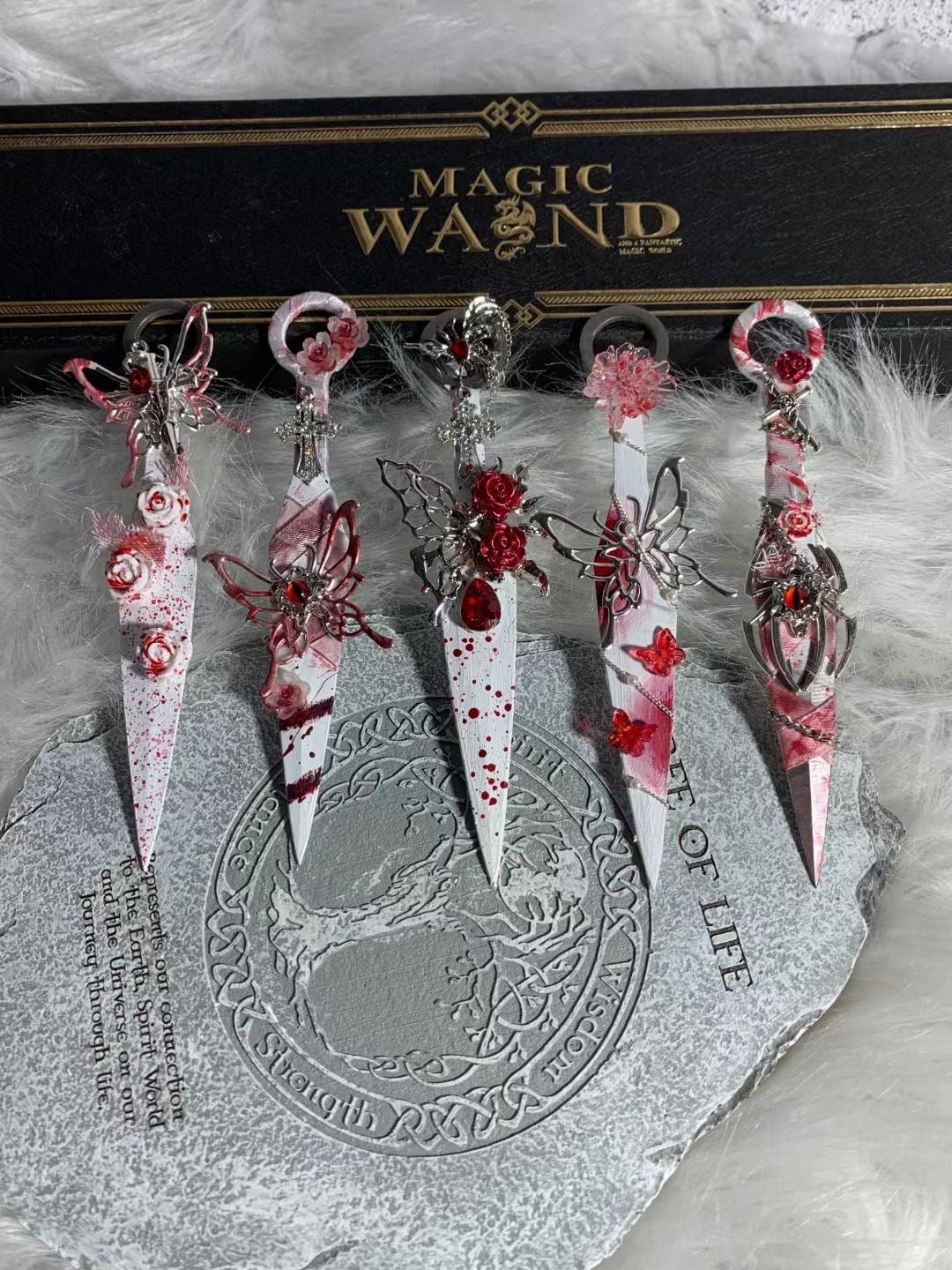 Handmade kunai - Blood Series🩸