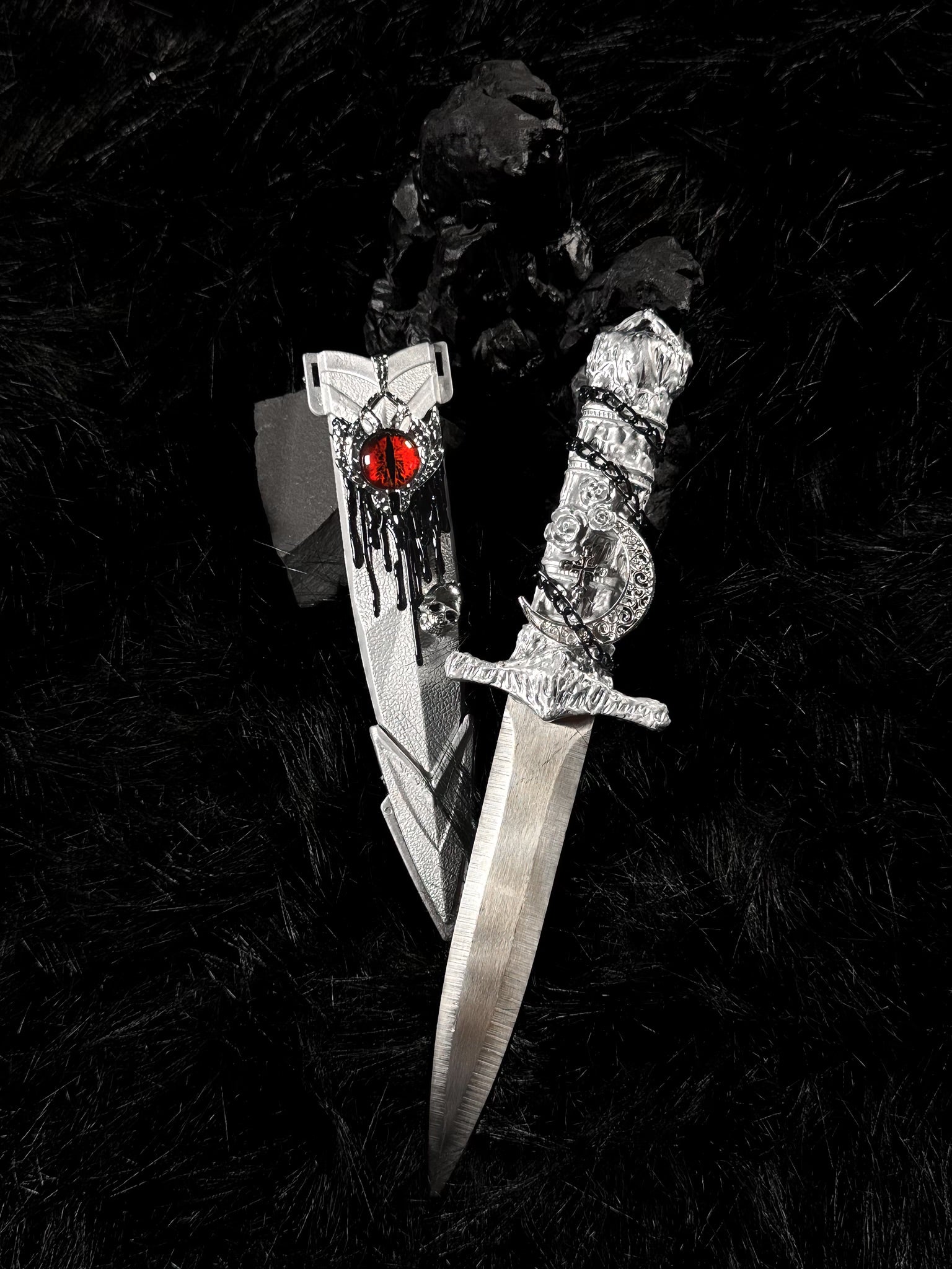 Handmade dagger - Silver Moon 🌙