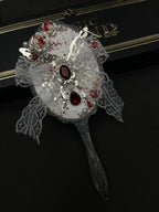 Handmade Mirror - Celestial & Crimson