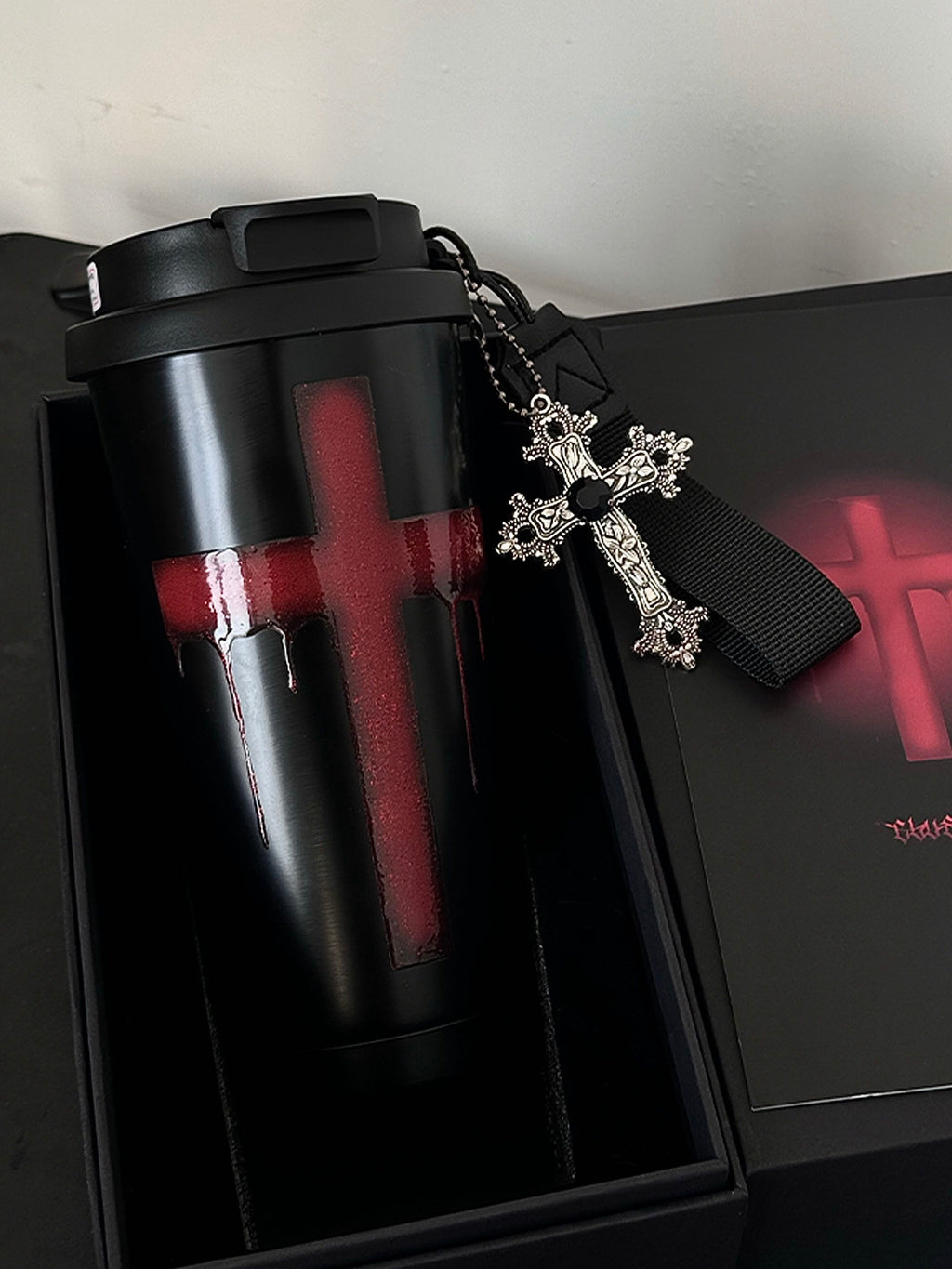 Handmade Blood Cross Mug 🩸