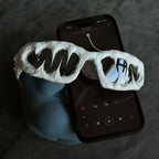 Handmade Drip Sunglasses（White）