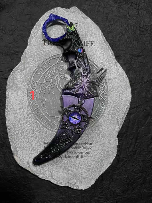 Handmade claw knife-Gothic Series🧿