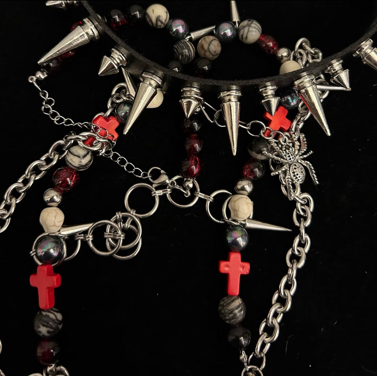 Handmade The Curse of Blood Doll Necklace🩸