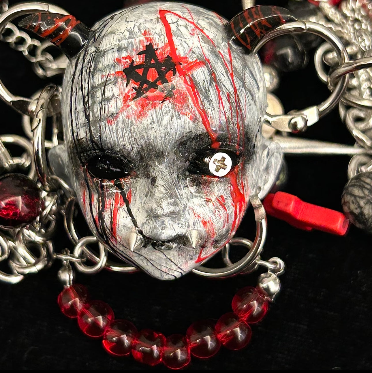 Handmade The Curse of Blood Doll Necklace🩸