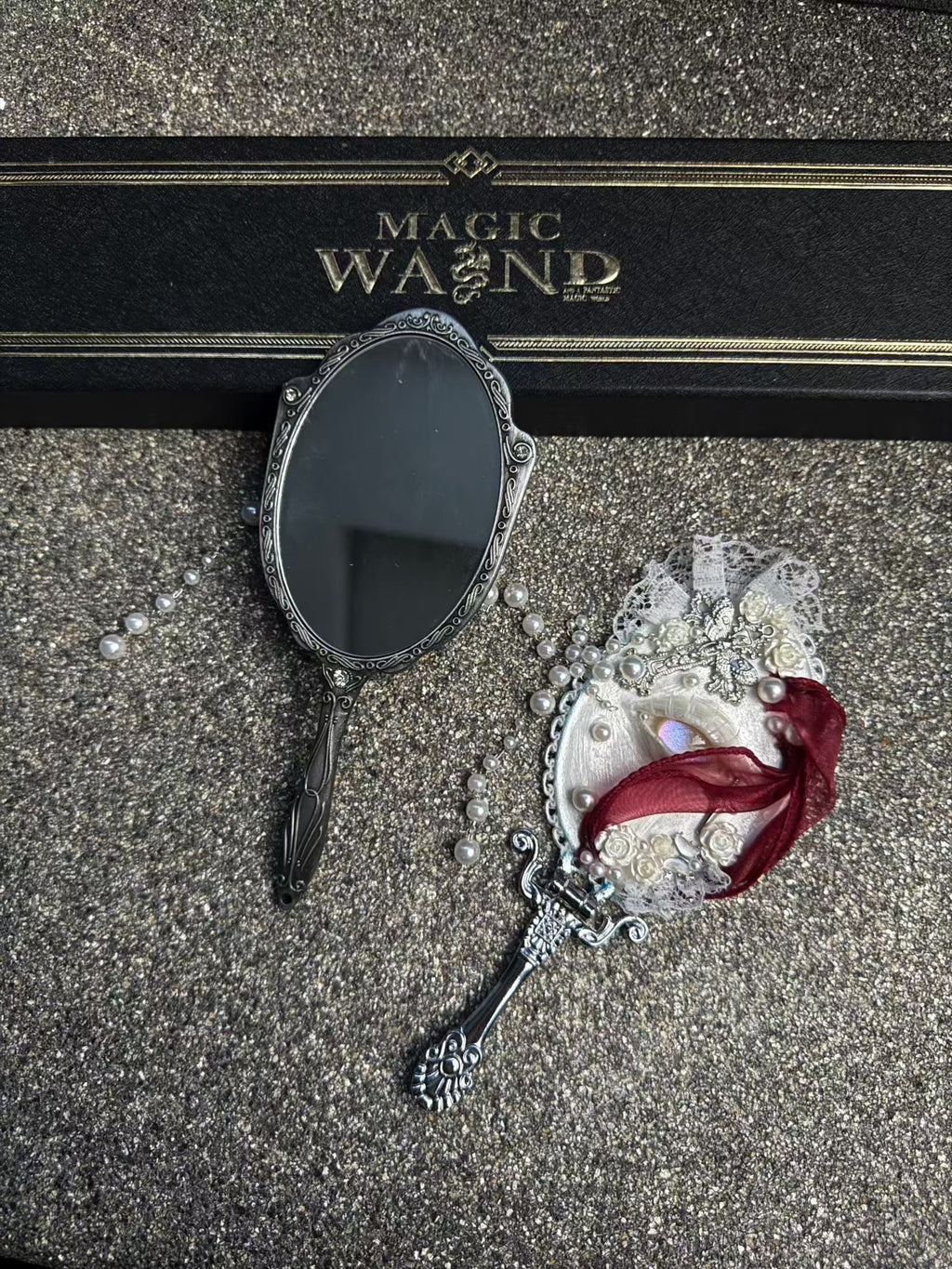 Handmade Mirror - Angel & Demon