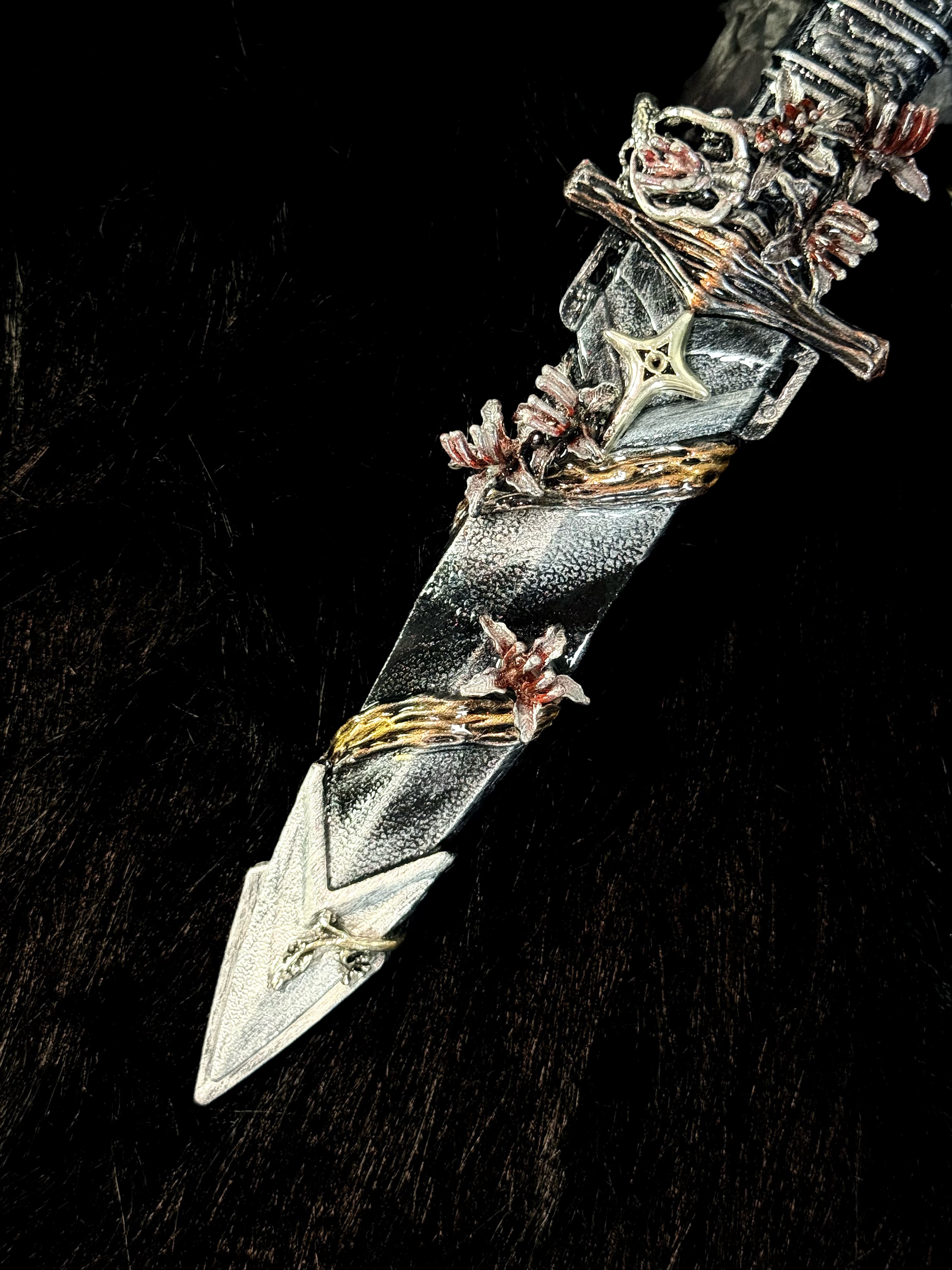 Handmade Dagger - Hell Flower