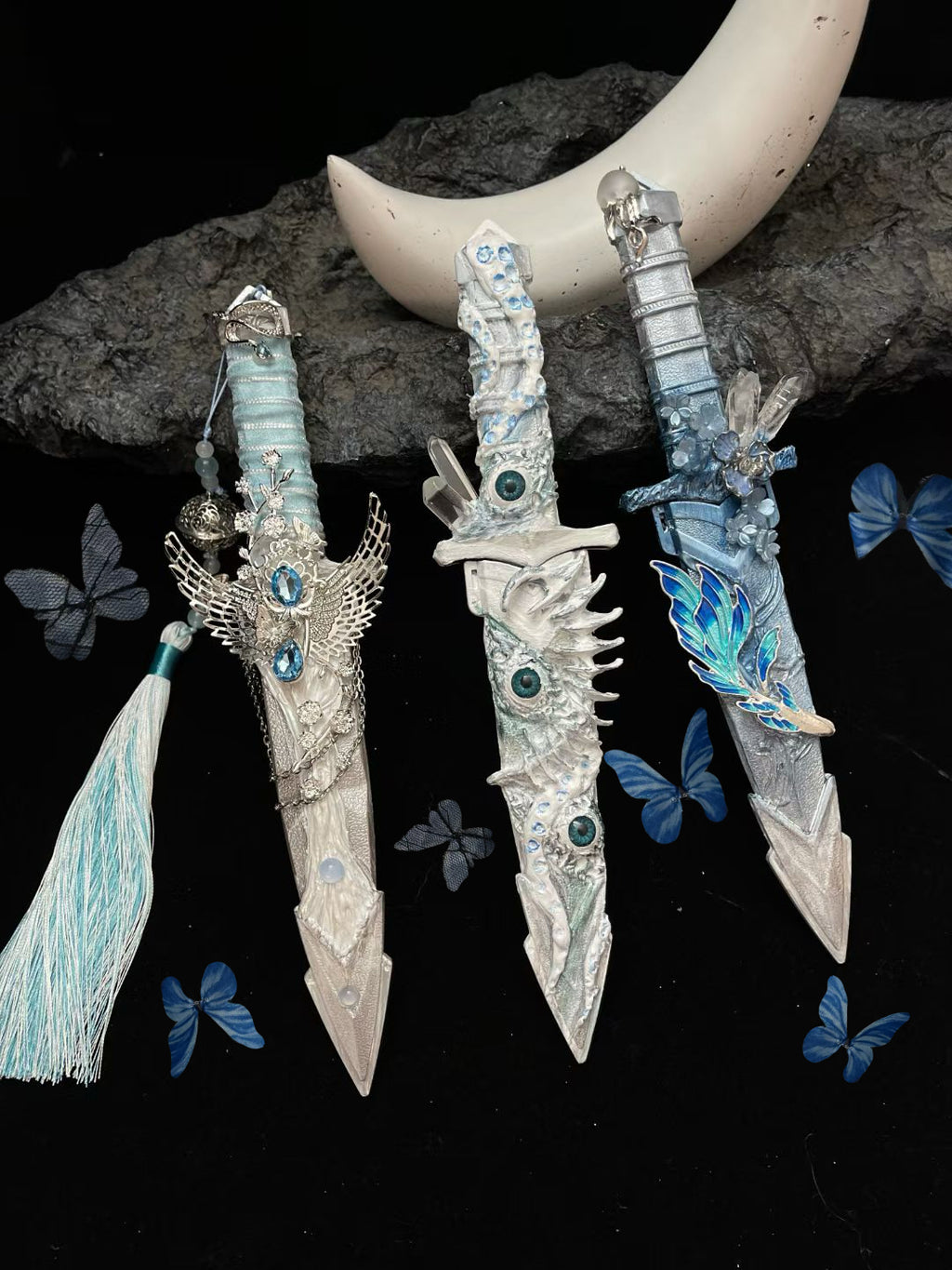 Handmade Dagger - Blue Butterfly Series 🦋