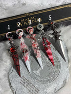Handmade kunai - Blood Series🩸