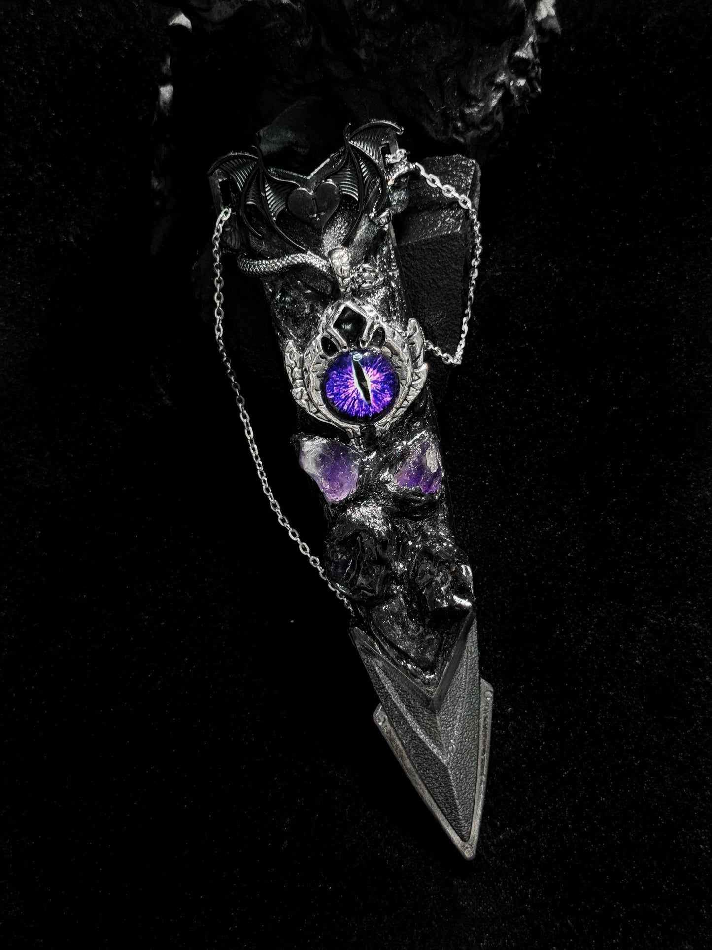 Handmade dagger-Amethyst🔮