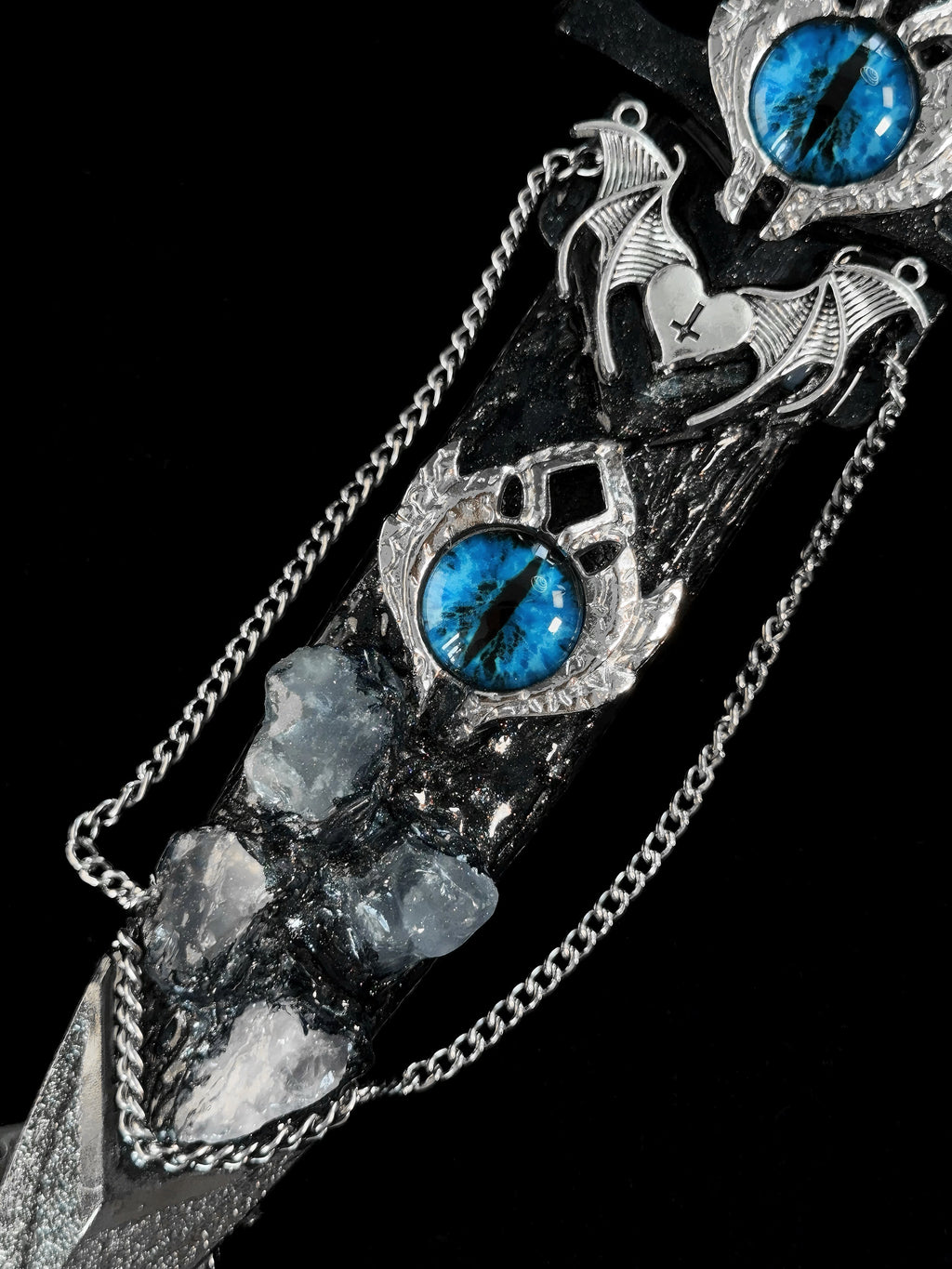 Handmade dagger-Blue Crystal Angel🧊🪽