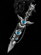 Handmade dagger-Blue Crystal Angel🧊🪽