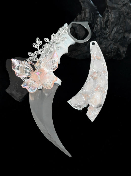 Handmade claw knife - Fantasy Butterfly🫧